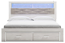 Load image into Gallery viewer, Altyra Queen Upholstered Bookcase Bed with Storage
