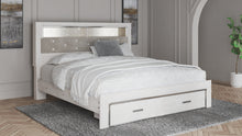 Load image into Gallery viewer, Altyra Queen Upholstered Bookcase Bed with Storage
