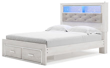 Load image into Gallery viewer, Altyra Queen Upholstered Bookcase Bed with Storage
