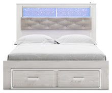 Load image into Gallery viewer, Altyra Queen Upholstered Bookcase Bed with Storage
