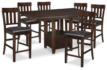 Load image into Gallery viewer, Ashley Express - Haddigan Counter Height Dining Table and 6 Barstools
