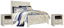 Load image into Gallery viewer, Ashley Express - Bellaby Queen Crossbuck Panel Bed with 2 Nightstands
