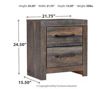 Load image into Gallery viewer, Drystan Twin Panel Bed with Nightstand

