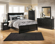 Load image into Gallery viewer, Maribel Queen Panel Bed with Mirrored Dresser, Chest and 2 Nightstands
