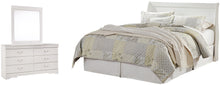 Load image into Gallery viewer, Anarasia Queen Sleigh Headboard with Mirrored Dresser
