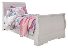 Load image into Gallery viewer, Anarasia Twin Sleigh Bed with Mirrored Dresser
