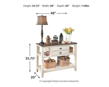 Load image into Gallery viewer, Ashley Express - Whitesburg Dining Table and 4 Chairs with Storage
