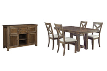 Load image into Gallery viewer, Moriville Dining Table and 4 Chairs with Storage
