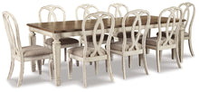 Load image into Gallery viewer, Realyn Dining Table and 8 Chairs
