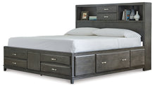 Load image into Gallery viewer, Caitbrook  Storage Bed With 8 Storage Drawers With Mirrored Dresser, Chest And 2 Nightstands
