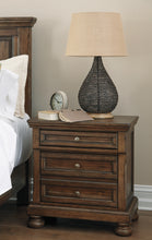 Load image into Gallery viewer, Flynnter Queen Sleigh Bed with 2 Storage Drawers with Mirrored Dresser and 2 Nightstands
