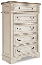 Load image into Gallery viewer, Realyn King Sleigh Bed with Mirrored Dresser, Chest and Nightstand
