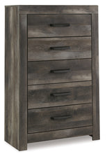 Load image into Gallery viewer, Wynnlow King Panel Bed with Mirrored Dresser and Chest
