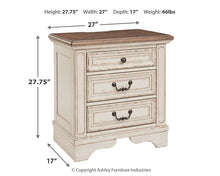 Load image into Gallery viewer, Realyn Queen Upholstered Panel Bed with Mirrored Dresser and 2 Nightstands
