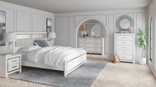 Load image into Gallery viewer, Altyra King Bookcase Headboard with Mirrored Dresser, Chest and Nightstand
