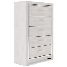 Load image into Gallery viewer, Altyra King Bookcase Headboard with Mirrored Dresser and Chest

