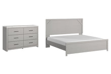 Load image into Gallery viewer, Cottonburg King Panel Bed with Dresser
