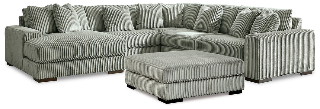 Lindyn 5-Piece Sectional with Ottoman