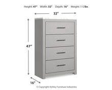 Load image into Gallery viewer, Cottonburg Four Drawer Chest
