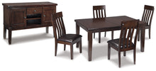 Load image into Gallery viewer, Haddigan Dining Table and 4 Chairs with Storage
