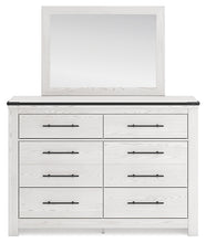 Load image into Gallery viewer, Schoenberg Queen Panel Bed with Mirrored Dresser
