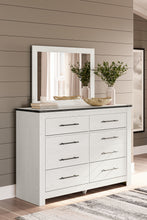 Load image into Gallery viewer, Schoenberg King Panel Bed with Mirrored Dresser and Chest
