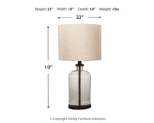 Load image into Gallery viewer, Ashley Express - Bandile Glass Table Lamp (1/CN)
