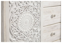 Load image into Gallery viewer, Paxberry King Panel Bed with Mirrored Dresser, Chest and 2 Nightstands
