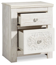 Load image into Gallery viewer, Paxberry King Panel Bed with Mirrored Dresser, Chest and 2 Nightstands
