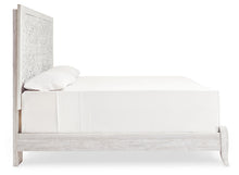 Load image into Gallery viewer, Paxberry King Panel Bed with Mirrored Dresser
