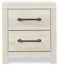 Load image into Gallery viewer, Cambeck Queen Panel Bed with 2 Storage Drawers with Mirrored Dresser and Nightstand
