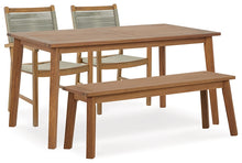Load image into Gallery viewer, Ashley Express - Janiyah Outdoor Dining Table and 2 Chairs and Bench

