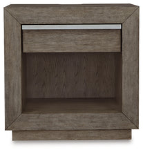 Load image into Gallery viewer, Anibecca Queen Upholstered Panel Bed with Mirrored Dresser, Chest and 2 Nightstands
