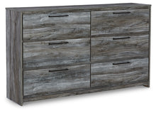 Load image into Gallery viewer, Baystorm Queen Panel Headboard with Mirrored Dresser and 2 Nightstands
