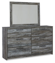 Load image into Gallery viewer, Baystorm Queen Panel Headboard with Mirrored Dresser

