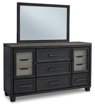 Load image into Gallery viewer, Foyland Queen Panel Storage Bed with Mirrored Dresser, Chest and Nightstand
