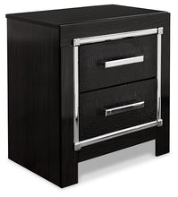 Load image into Gallery viewer, Kaydell King Upholstered Panel Platform Bed with Mirrored Dresser, Chest and Nightstand
