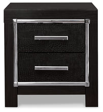 Load image into Gallery viewer, Kaydell King Upholstered Panel Platform Bed with Mirrored Dresser, Chest and Nightstand
