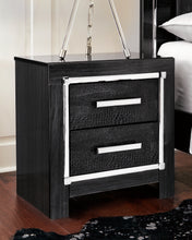 Load image into Gallery viewer, Kaydell King Upholstered Panel Platform Bed with Mirrored Dresser, Chest and Nightstand
