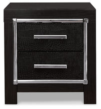 Load image into Gallery viewer, Kaydell Queen Upholstered Panel Storage Bed with Mirrored Dresser, Chest and Nightstand
