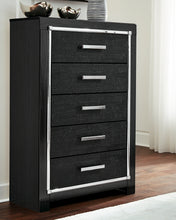Load image into Gallery viewer, Kaydell King Upholstered Panel Bed with Mirrored Dresser, Chest and 2 Nightstands
