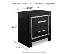 Load image into Gallery viewer, Kaydell Queen Upholstered Panel Headboard with Mirrored Dresser, Chest and 2 Nightstands
