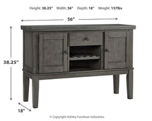 Load image into Gallery viewer, Hallanden Dining Table and 6 Chairs with Storage
