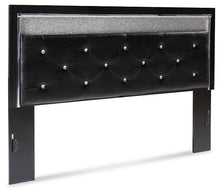 Load image into Gallery viewer, Kaydell King Upholstered Panel Headboard with Mirrored Dresser and Chest
