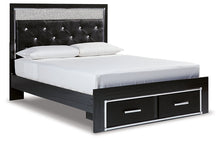 Load image into Gallery viewer, Kaydell Queen Upholstered Panel Storage Platform Bed with Mirrored Dresser, Chest and Nightstand
