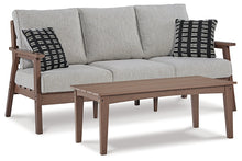 Load image into Gallery viewer, Emmeline Outdoor Sofa with Coffee Table
