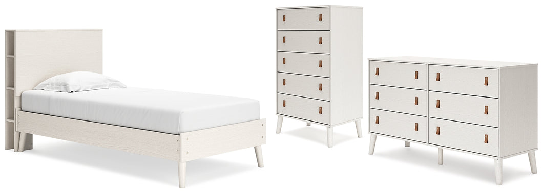 Ashley Express - Aprilyn Twin Bookcase Bed with Dresser and Chest