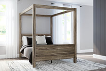 Load image into Gallery viewer, Ashley Express - Shallifer Queen Canopy Bed with Dresser, Chest and Nightstand
