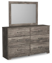 Load image into Gallery viewer, Ralinksi Full Panel Bed with Mirrored Dresser
