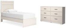 Load image into Gallery viewer, Stelsie Twin Panel Bed with Dresser
